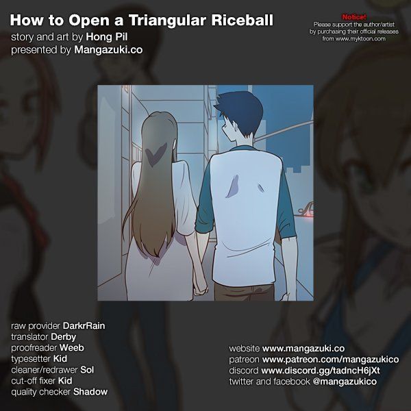 How to Open a Triangular Riceball Manhwa - Chapter 88 Page 0
