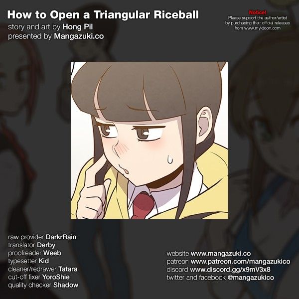 How to Open a Triangular Riceball Manhwa - Chapter 50 Page 0