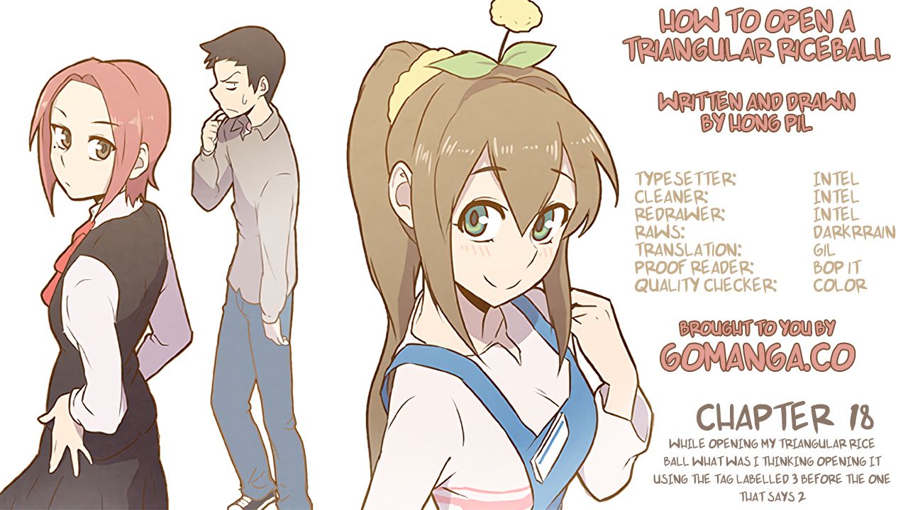 How to Open a Triangular Riceball Manhwa - Chapter 18 Page 0