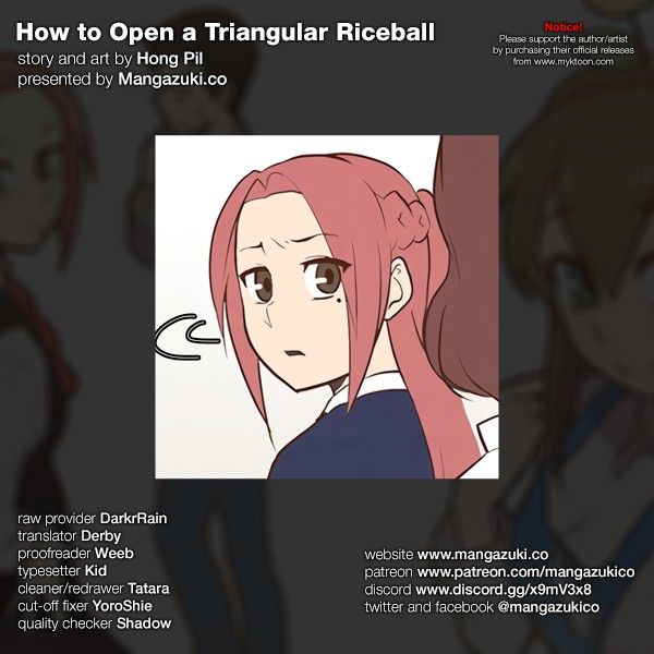 How to Open a Triangular Riceball Manhwa - Chapter 42 Page 0
