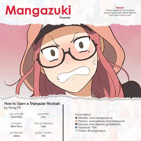 How to Open a Triangular Riceball Manhwa - Chapter 28 Page 0