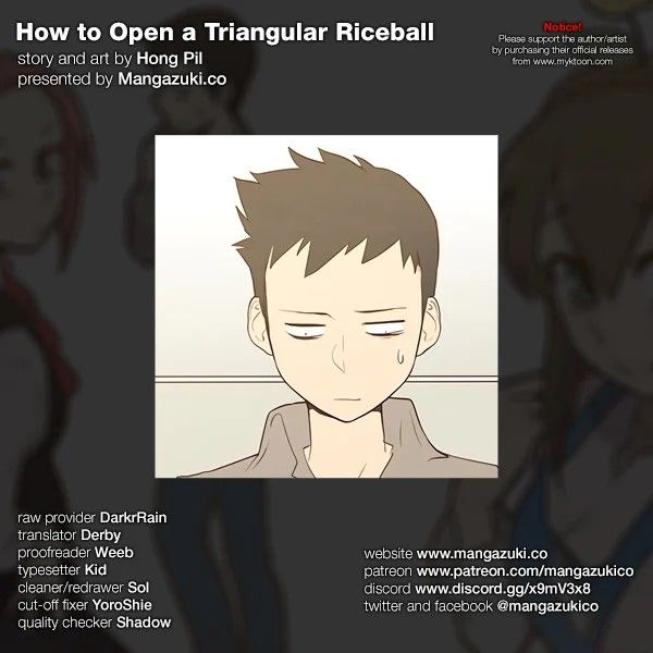 How to Open a Triangular Riceball Manhwa - Chapter 59 Page 0