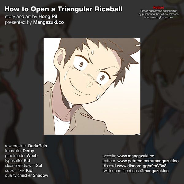 How to Open a Triangular Riceball Manhwa - Chapter 69 Page 0