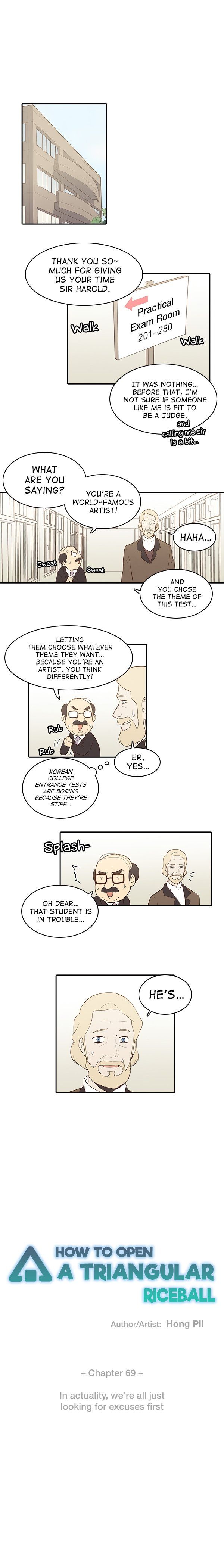 How to Open a Triangular Riceball Manhwa - Chapter 69 Page 1