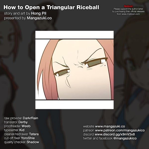 How to Open a Triangular Riceball Manhwa - Chapter 40 Page 0