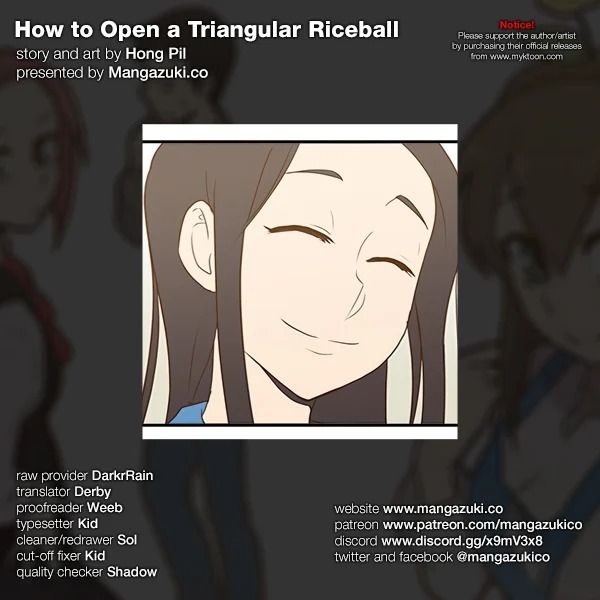 How to Open a Triangular Riceball Manhwa - Chapter 68 Page 0