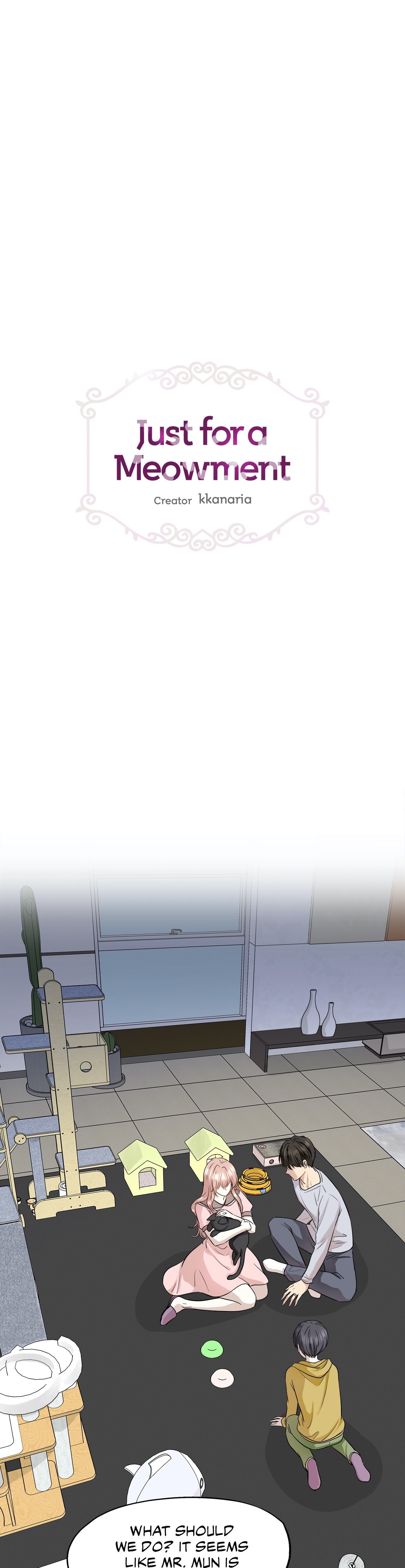 Just for a Meowment Manhwa - Chapter 94 Page 0