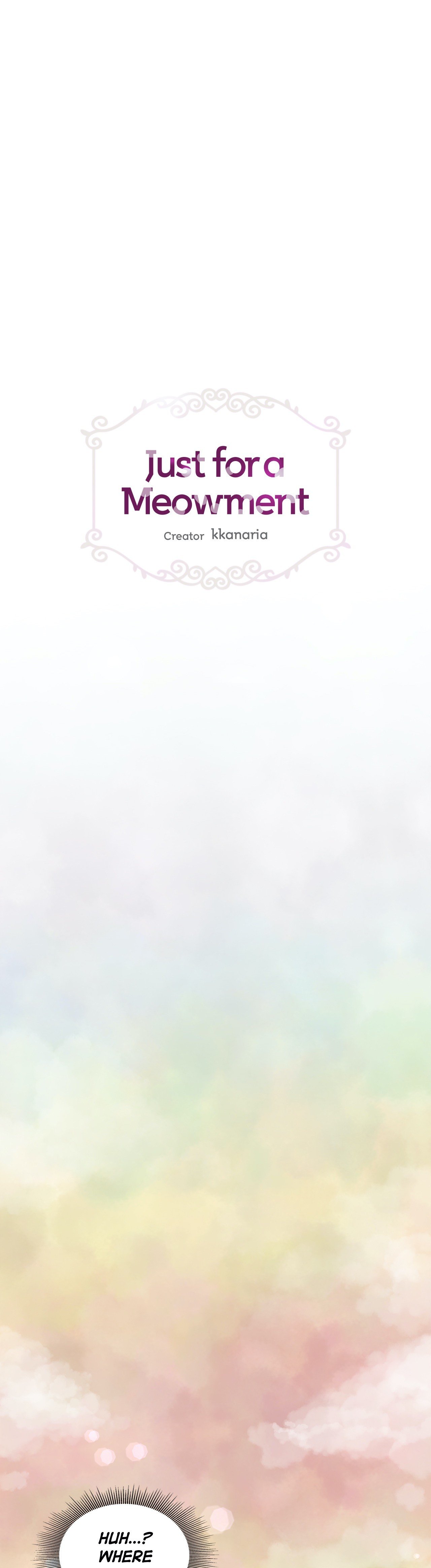 Just for a Meowment Manhwa - Chapter 84 Page 0