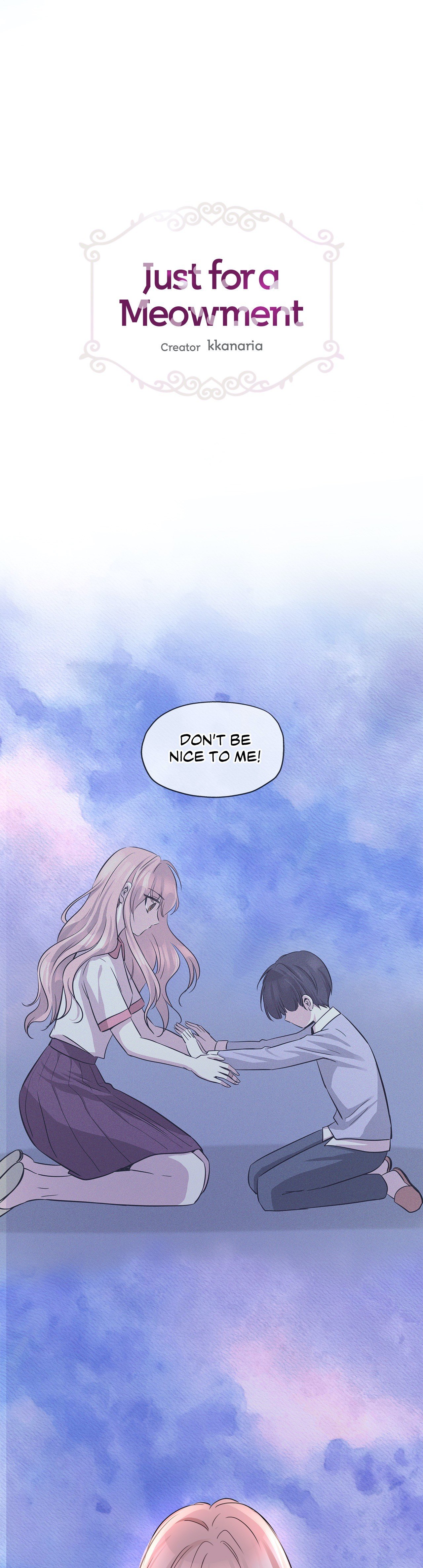 Just for a Meowment Manhwa - Chapter 71 Page 0