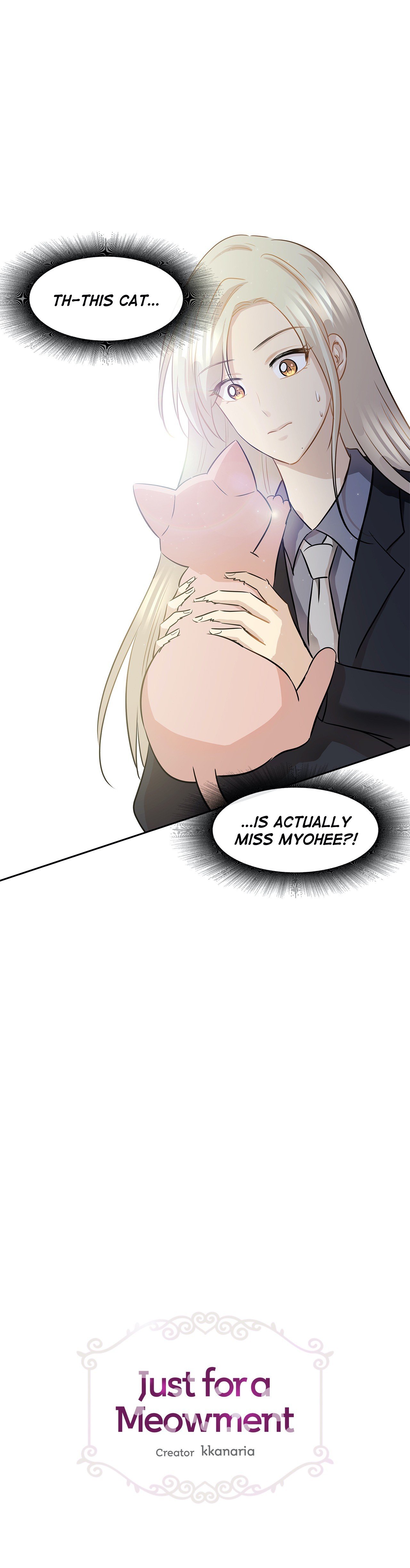 Just for a Meowment Manhwa - Chapter 92 Page 0