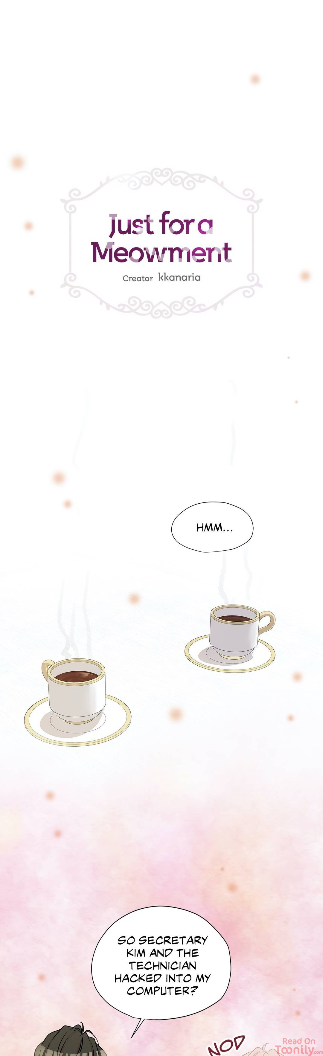 Just for a Meowment Manhwa - Chapter 15 Page 0