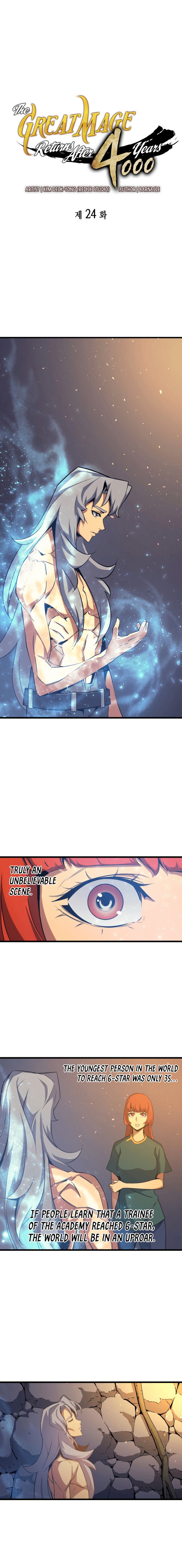 The Great Mage Returns After 4000 Years Manhwa - Chapter 24 Page 1