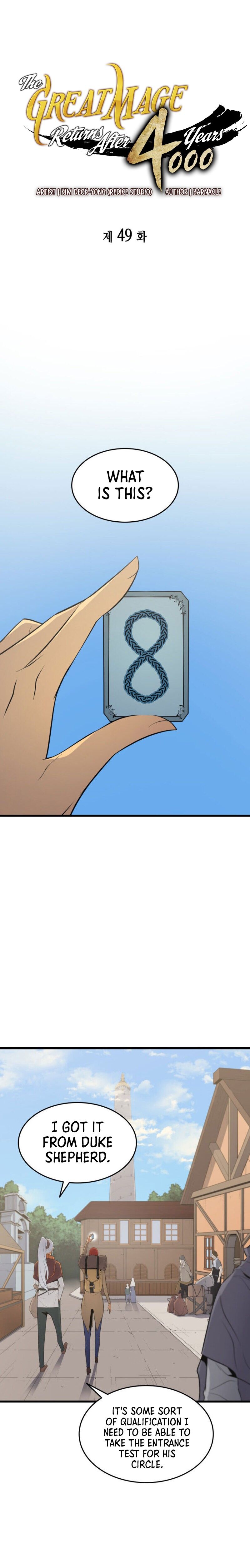 The Great Mage Returns After 4000 Years Manhwa - Chapter 49 Page 1