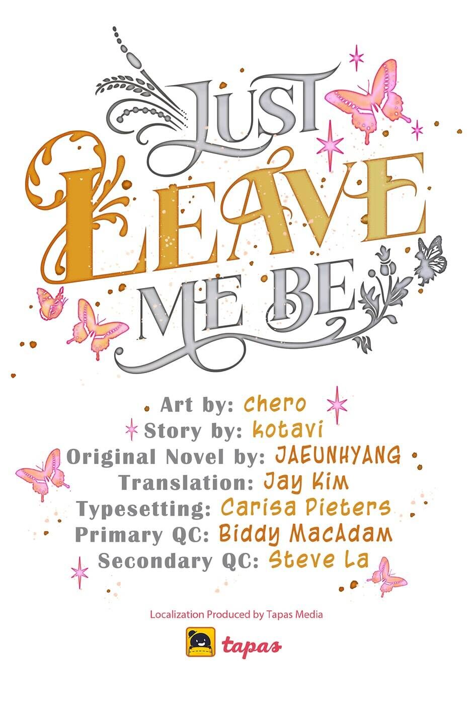 Just Leave Me Be Manhwa - Chapter 47 Page 0