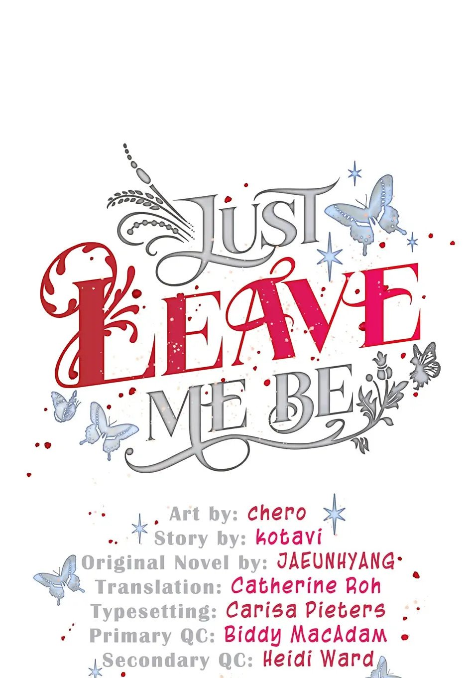 Just Leave Me Be Manhwa - Chapter 107 Page 0