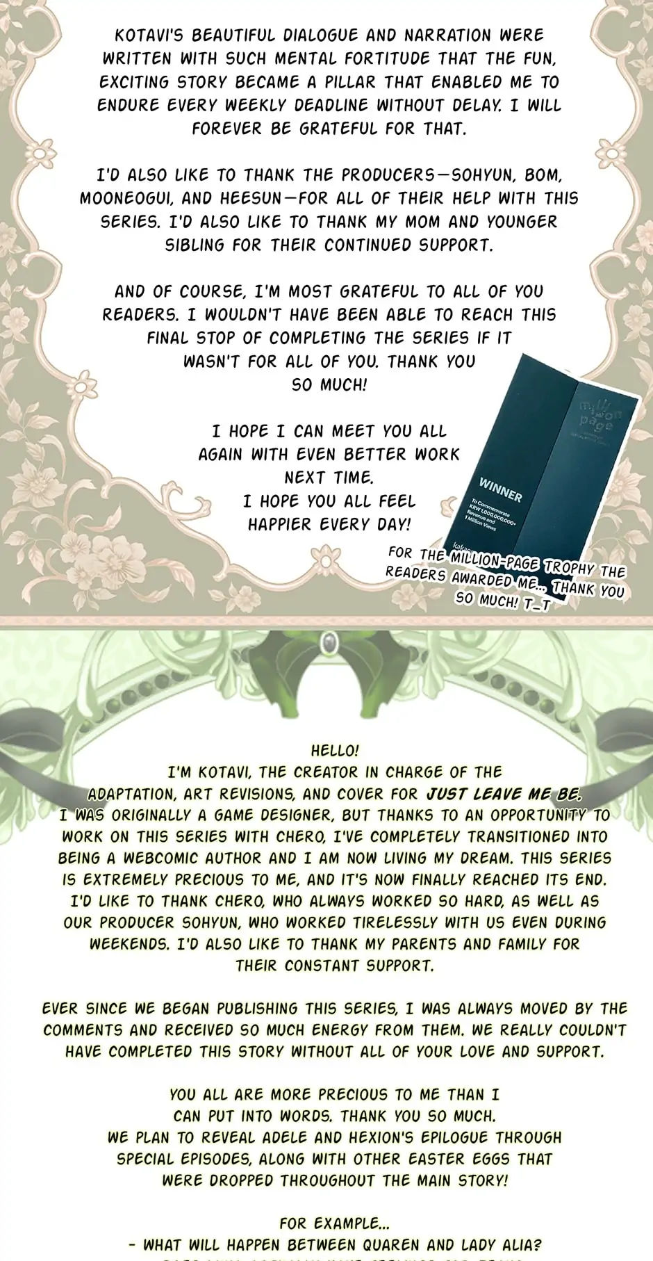 Just Leave Me Be Manhwa - Chapter 120 Page 68