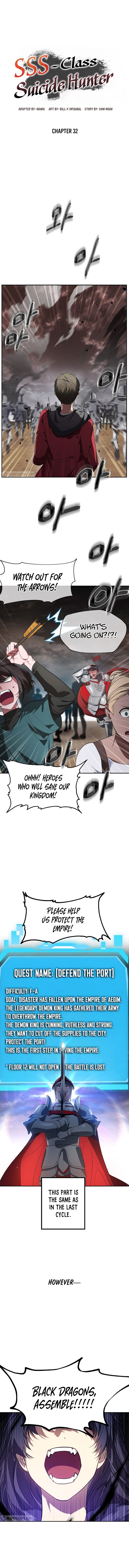 SSS-Class Suicide Hunter Manhwa - Chapter 32 Page 1