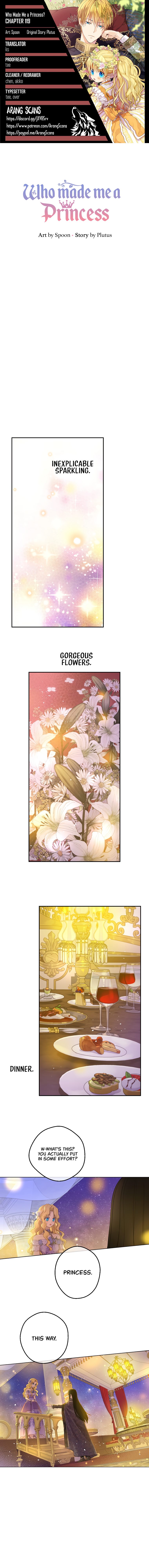 Who Made Me a Princess Manhwa - Chapter 119 Page 0