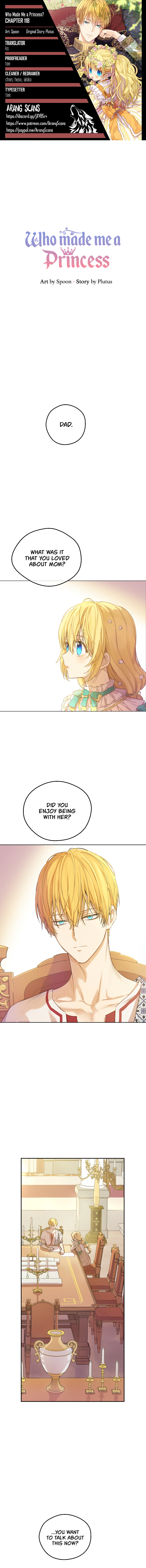 Who Made Me a Princess Manhwa - Chapter 118 Page 0
