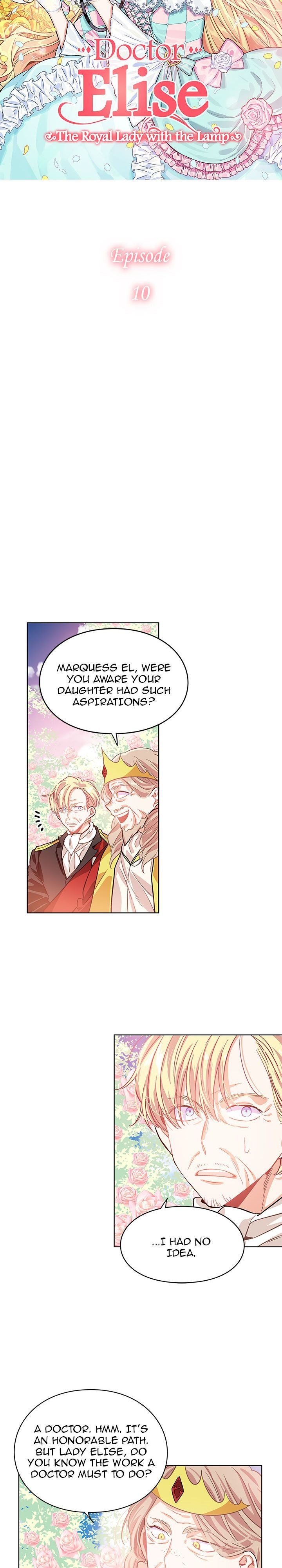 Doctor Elise: The Royal Lady With The Lamp Manhwa - Chapter 10 Page 2