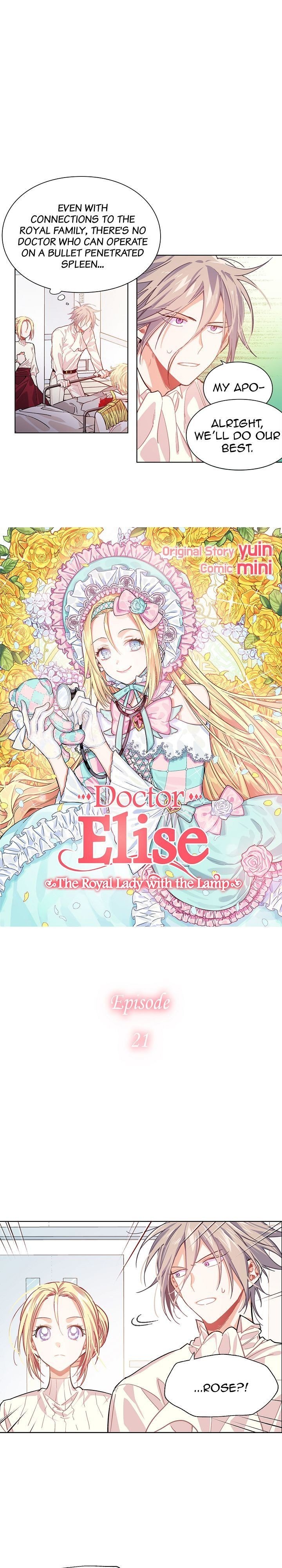 Doctor Elise: The Royal Lady With The Lamp Manhwa - Chapter 21 Page 2
