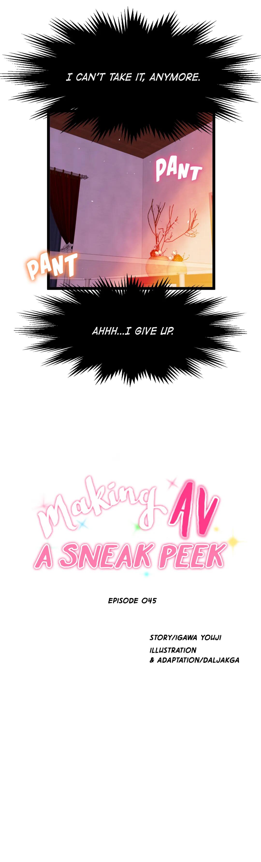 Making AV: A Sneak Peek Manhwa - Chapter 45 Page 10