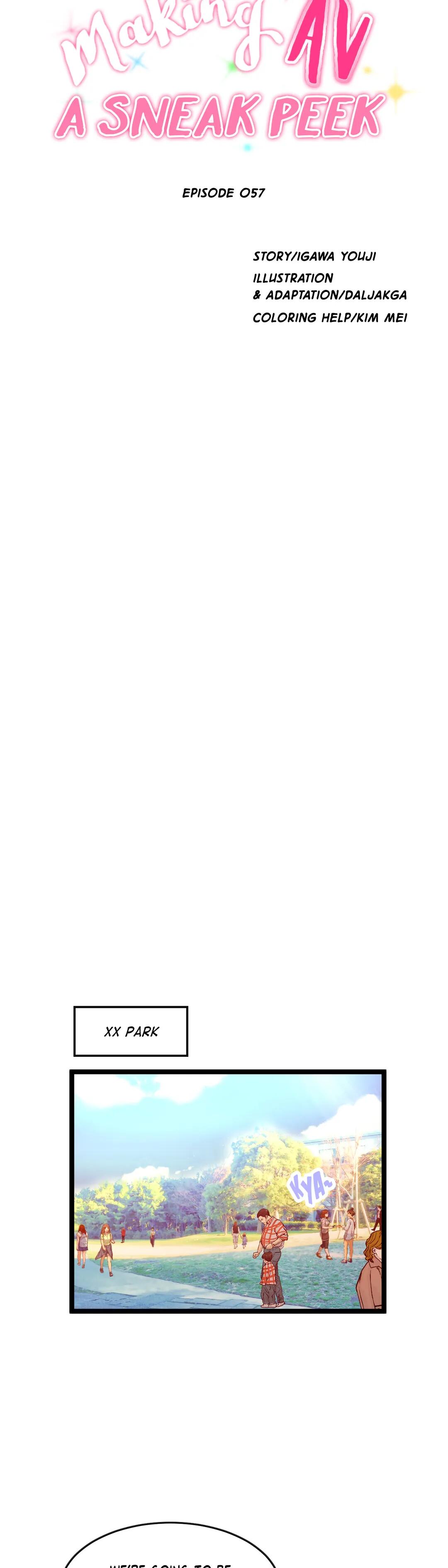 Making AV: A Sneak Peek Manhwa - Chapter 57 Page 21