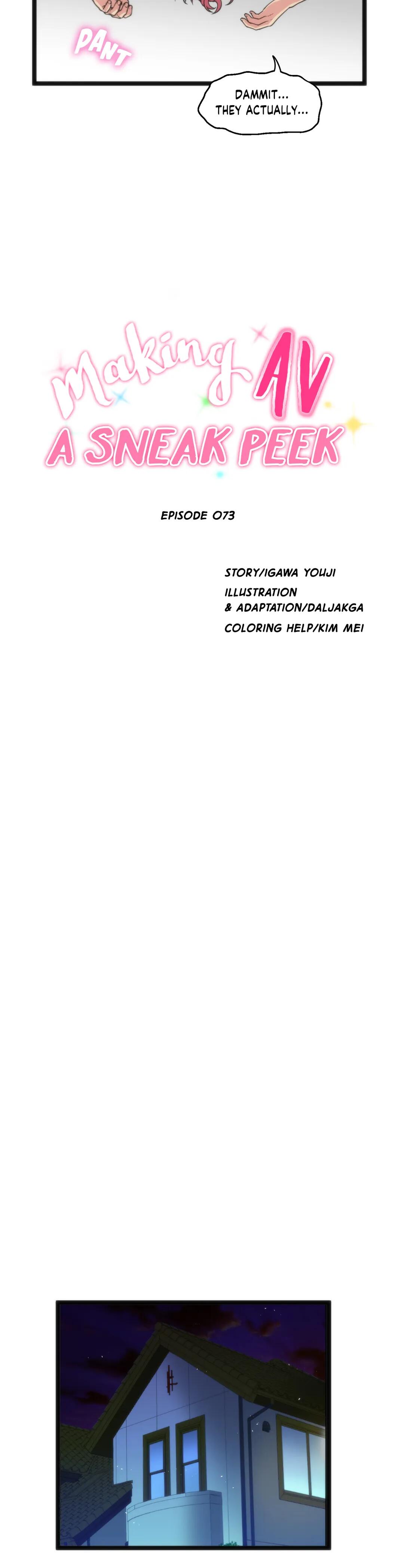 Making AV: A Sneak Peek Manhwa - Chapter 73 Page 12