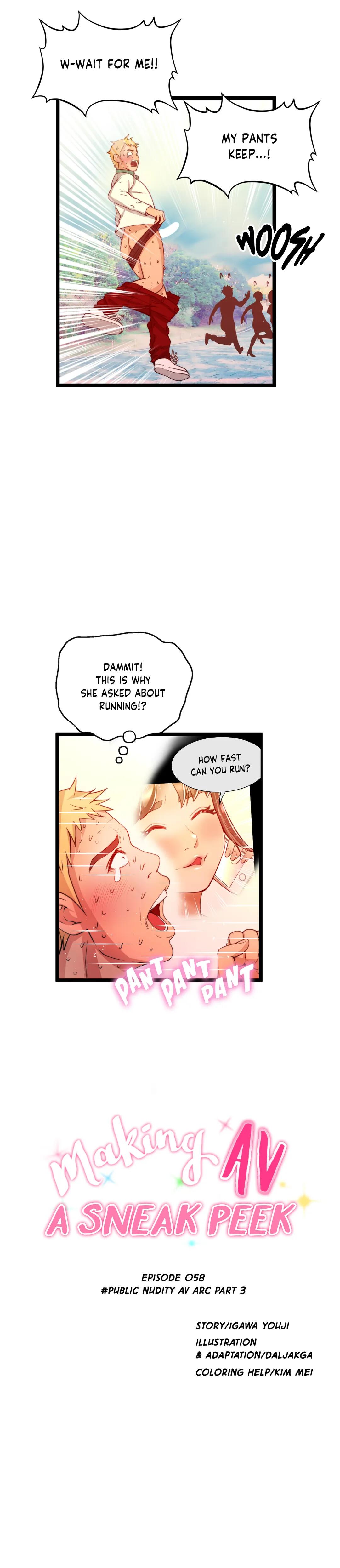 Making AV: A Sneak Peek Manhwa - Chapter 58 Page 18