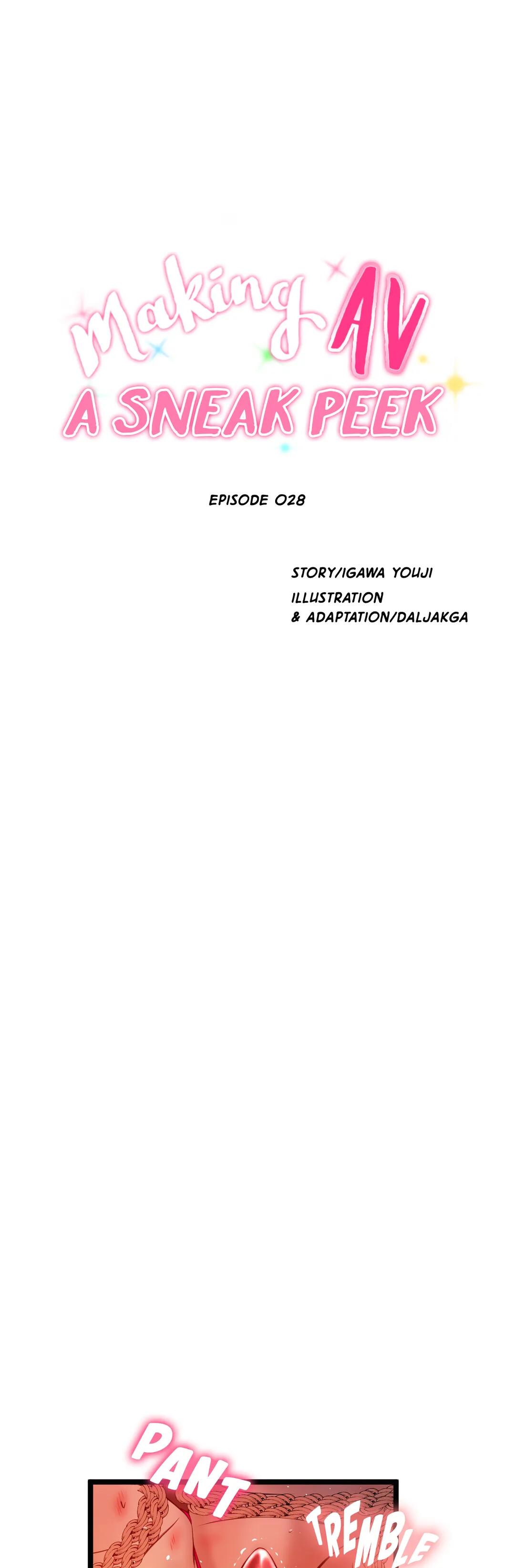 Making AV: A Sneak Peek Manhwa - Chapter 28 Page 14