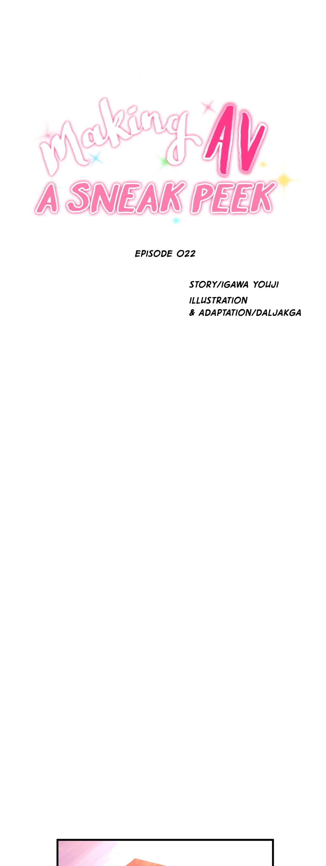 Making AV: A Sneak Peek Manhwa - Chapter 22 Page 18