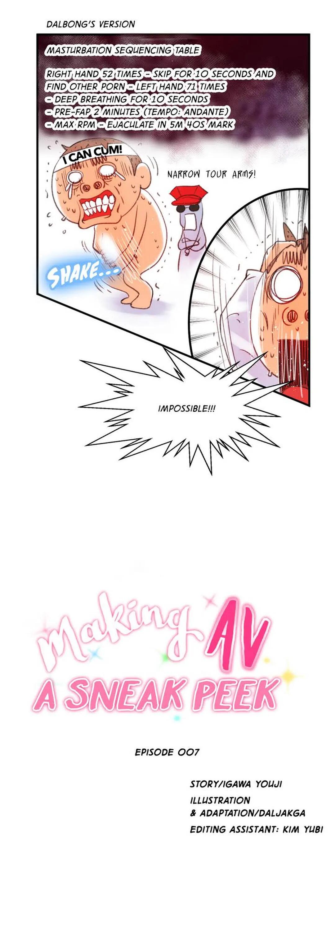 Making AV: A Sneak Peek Manhwa - Chapter 7 Page 7