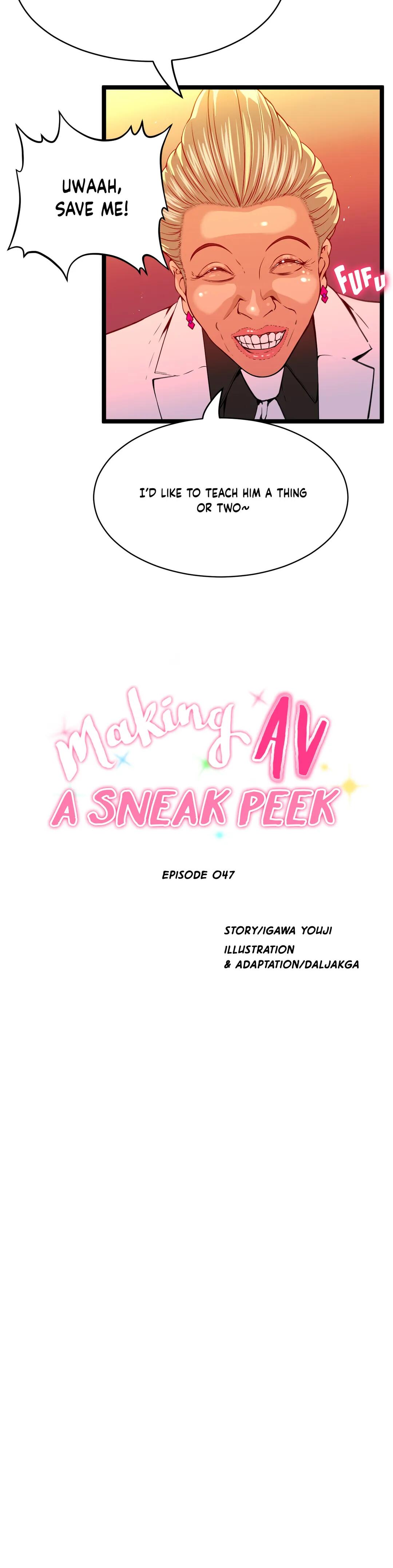 Making AV: A Sneak Peek Manhwa - Chapter 47 Page 31