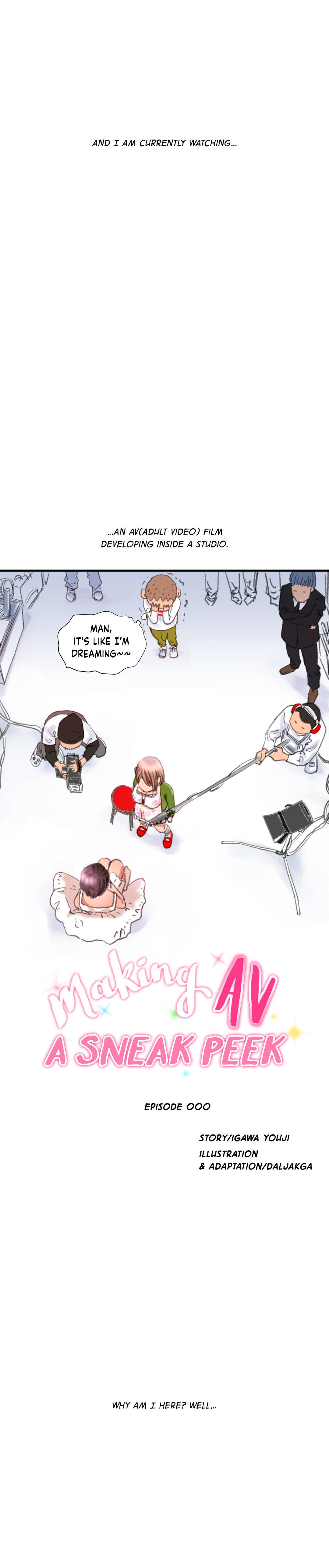 Making AV: A Sneak Peek Manhwa - Chapter 0 Page 3