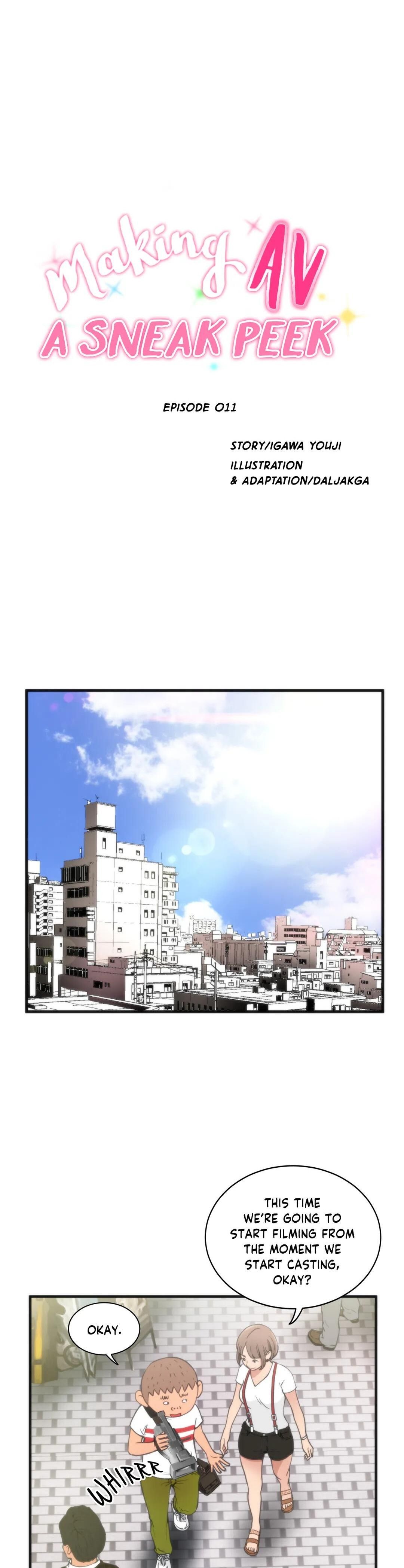 Making AV: A Sneak Peek Manhwa - Chapter 11 Page 0