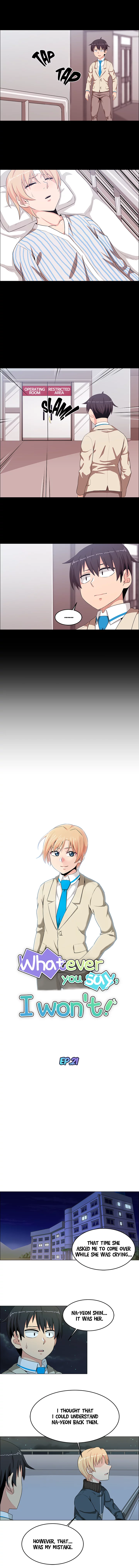 Whatever you say, I won't! Manhwa - Chapter 21 Page 2