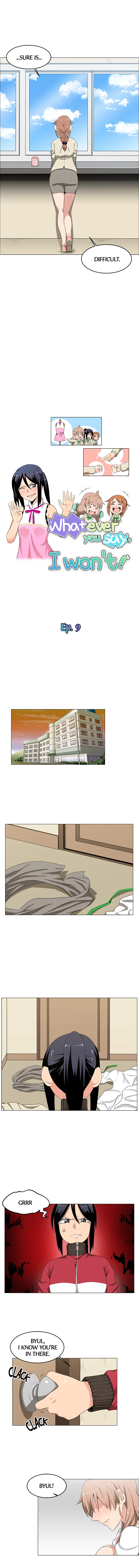 Whatever you say, I won't! Manhwa - Chapter 9 Page 4