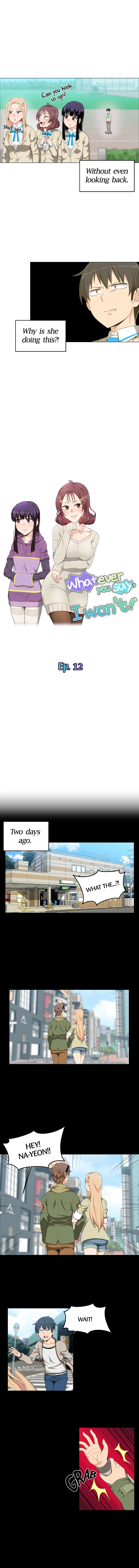Whatever you say, I won't! Manhwa - Chapter 12 Page 1