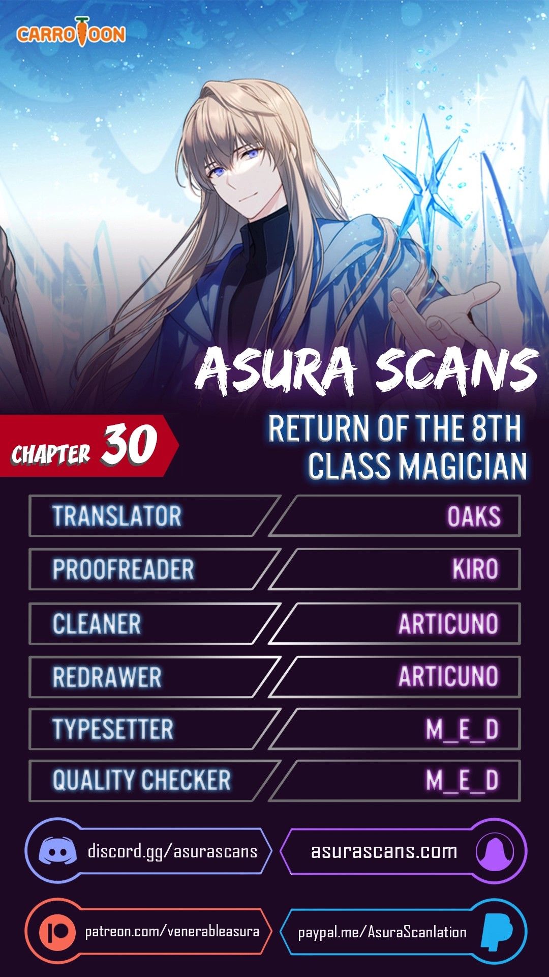 Return of the 8th Class Magician Manhwa - Chapter 30 Page 0