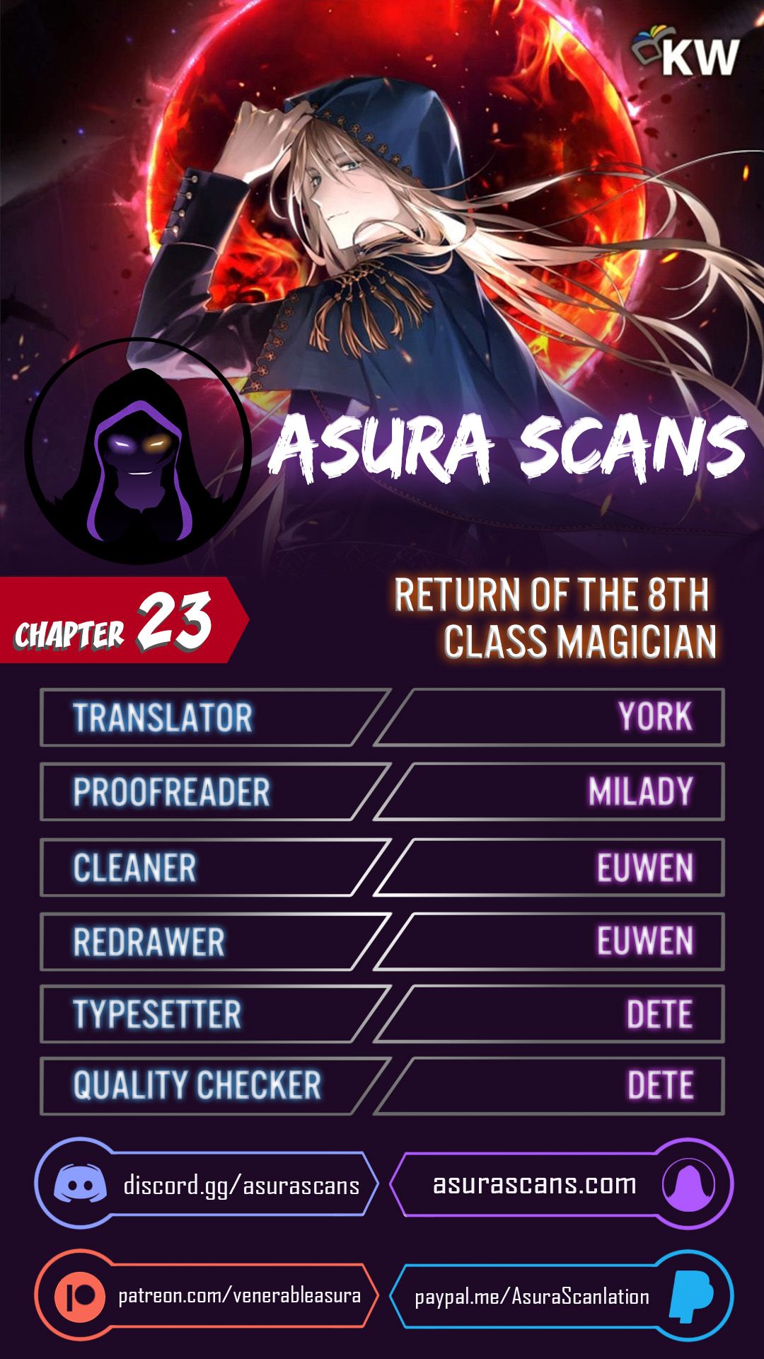 Return of the 8th Class Magician Manhwa - Chapter 23 Page 0