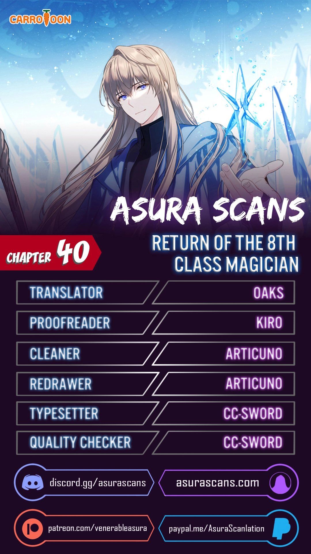 Return of the 8th Class Magician Manhwa - Chapter 40  Page 0