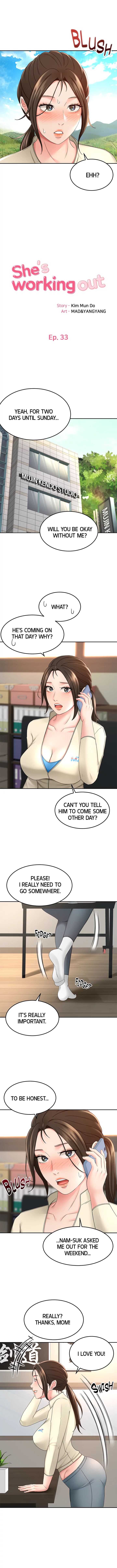 She is Working Out Manhwa - Chapter 33 Page 1