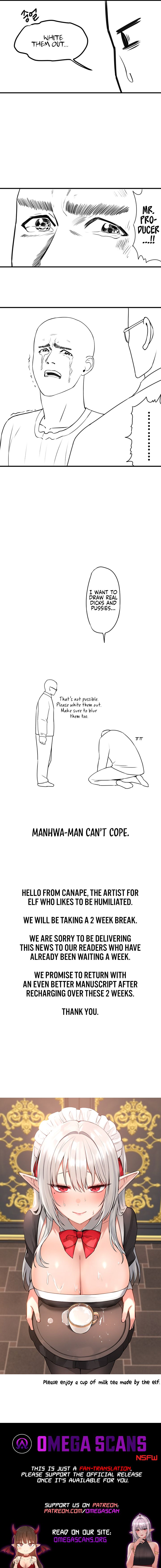 Elf Who Likes To Be Humiliated Manhwa - Chapter 44.5 Page 1