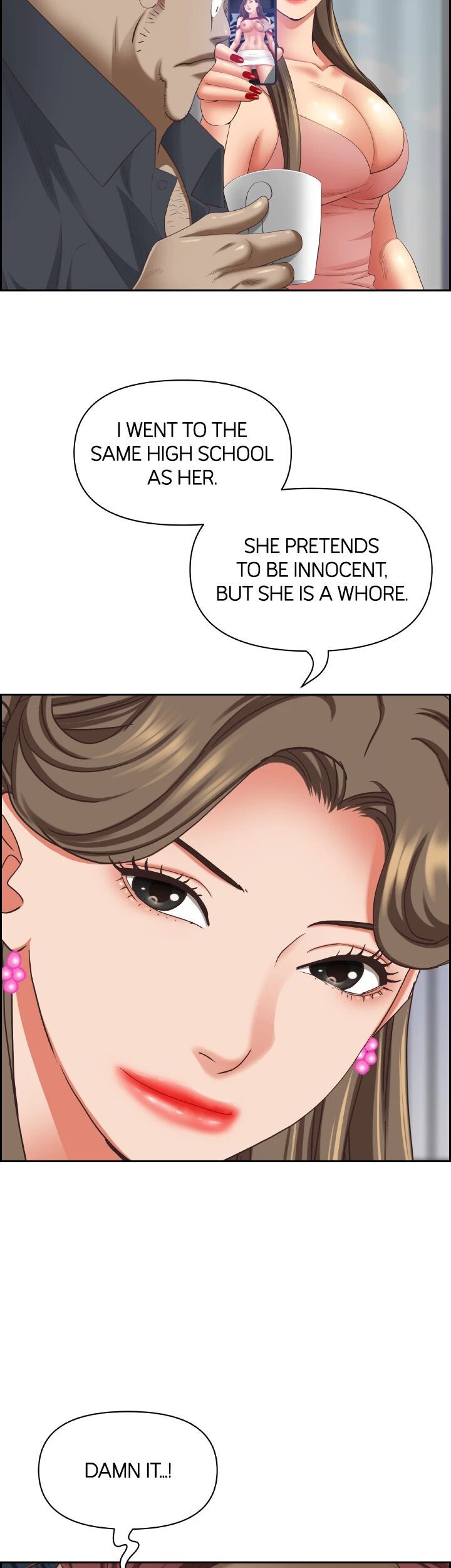 Living with a MILF Manhwa - Chapter 124 Page 1