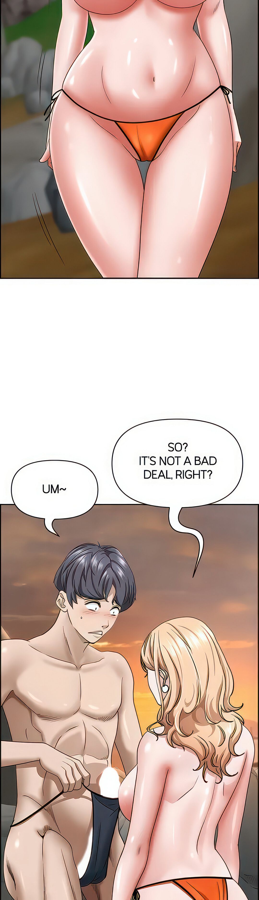 Living with a MILF Manhwa - Chapter 75 Page 1