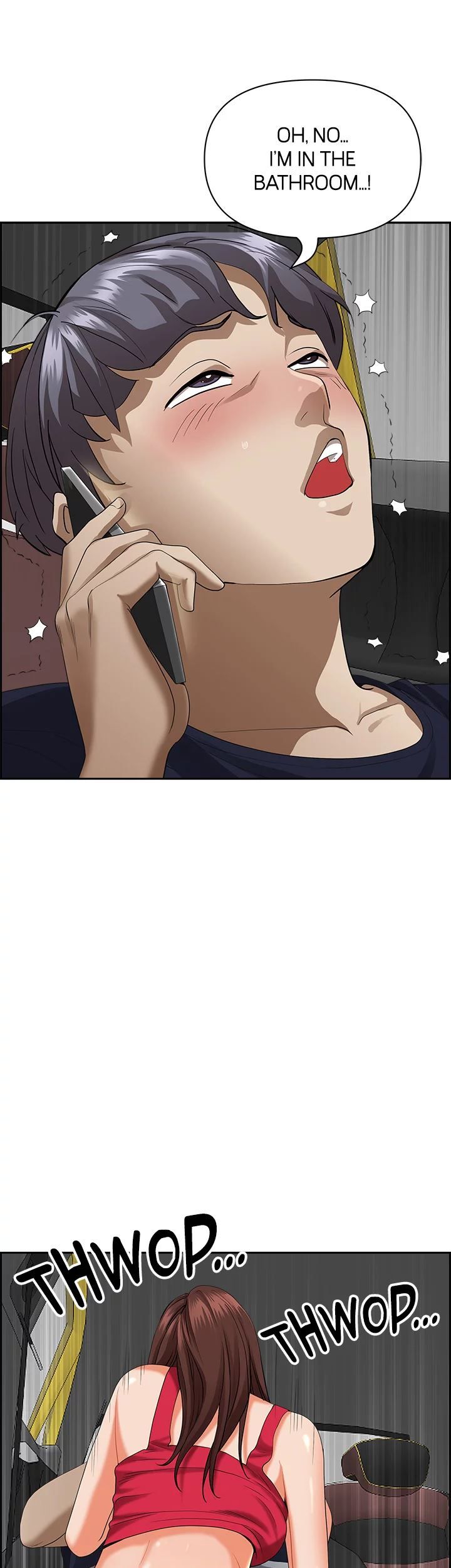 Living with a MILF Manhwa - Chapter 54 Page 55