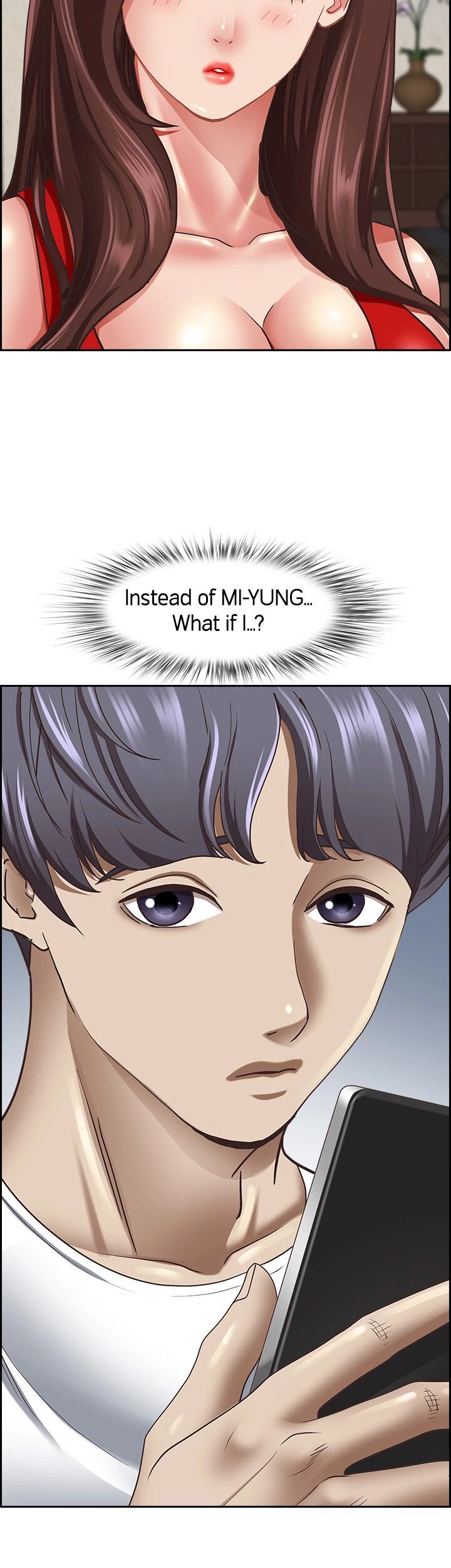 Living with a MILF Manhwa - Chapter 112 Page 1