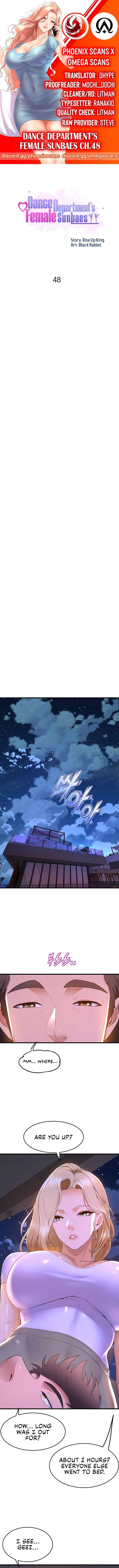 Dance Department’s Female Sunbaes Manhwa - Chapter 48 Page 0