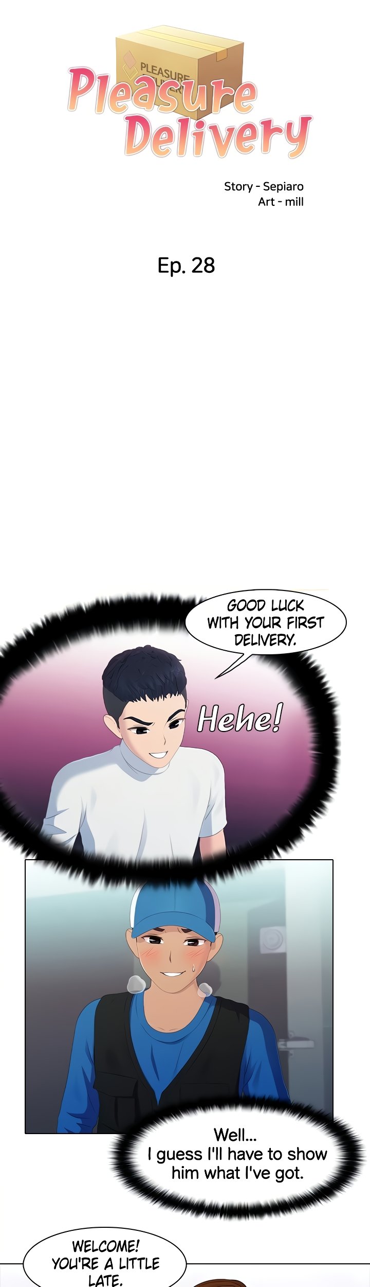 Pleasure Delivery Manhwa - Chapter 28 Page 1