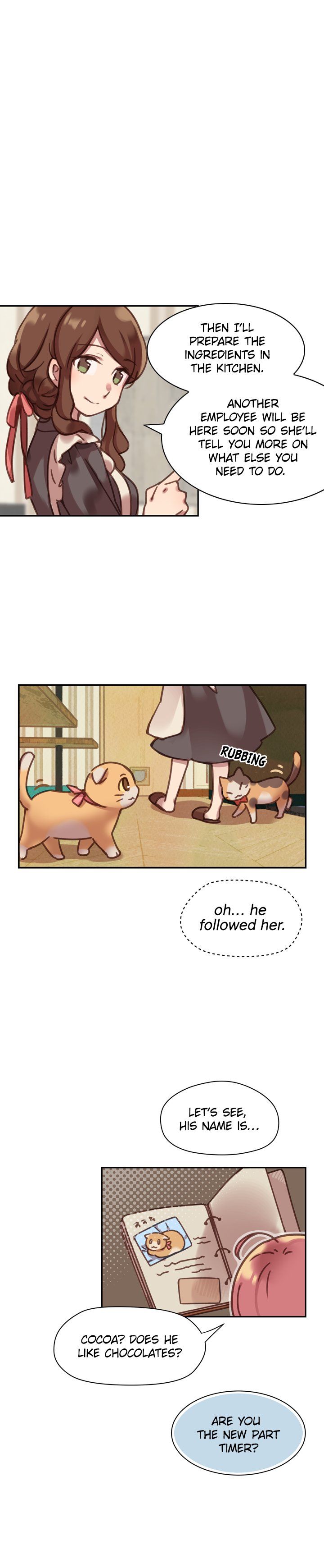 INVITED TO THE CAT CAFÉ Manhwa - Chapter 4 Page 0